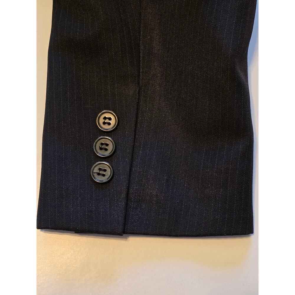 Tahari Arthur S Levine Blazer Womens Size 10P Black Single Breasted Classic - Picture 5 of 8